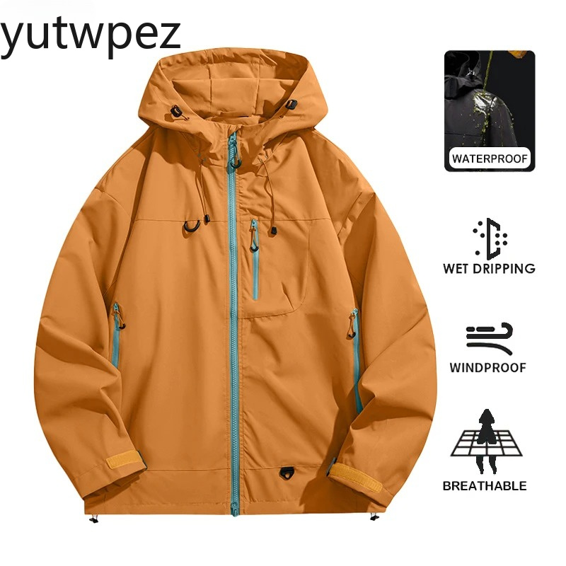 Streetwear Brand Jacket - Veste de randonnée imperméable pour hommes