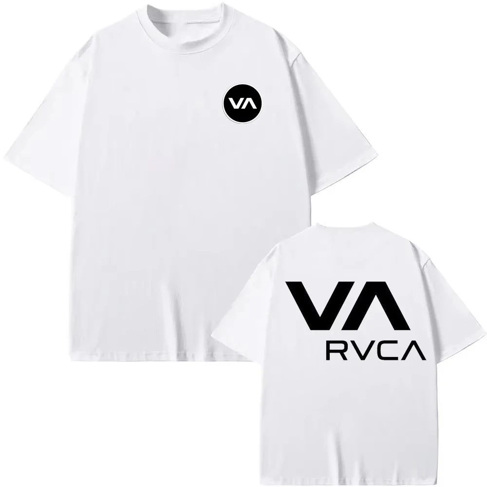 Streetwear Brand Jacket - T-shirt RVCA noir en coton pour