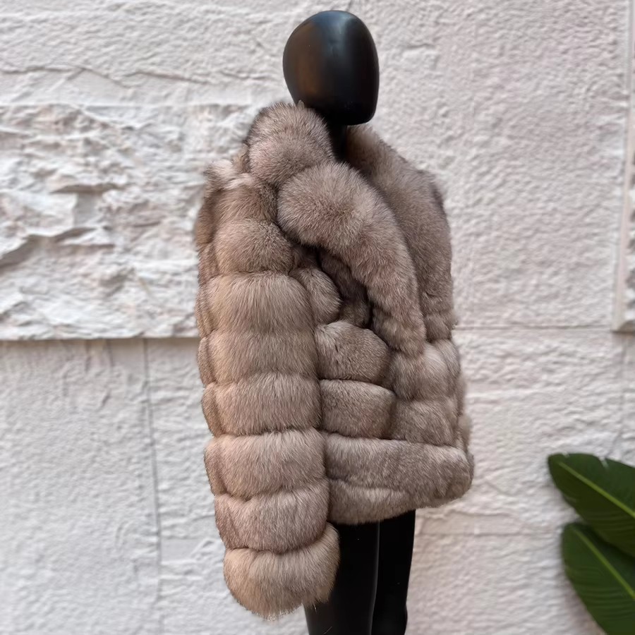 Manteau en fourrure naturelle  - Streetwear Brand Jacket avis et prix
